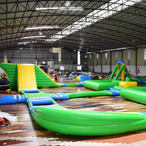 Manufacturing air gymnastics mat